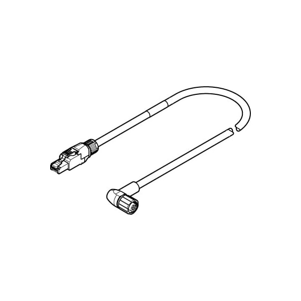 Encoder Cable NEBM-M12W8-E-10-N-R3G8